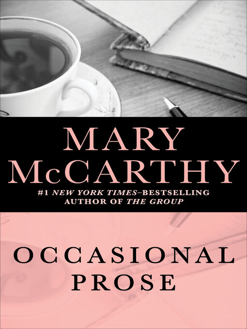 Title details for Occasional Prose by Mary McCarthy - Available
